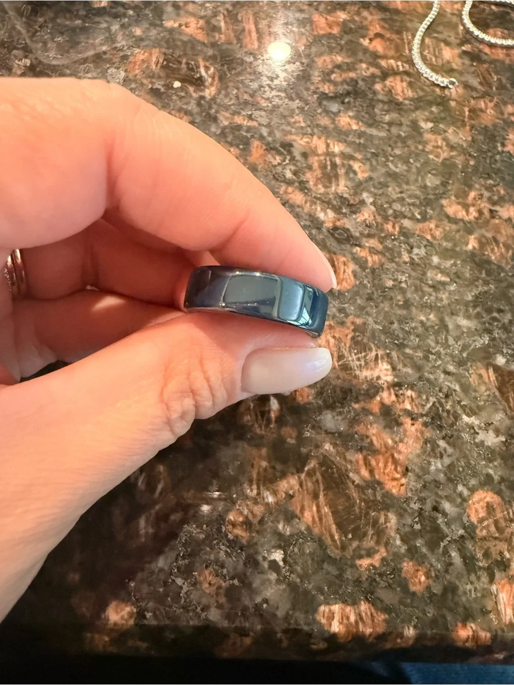 Oura gen 4 ceramic midnight blue ring size 10